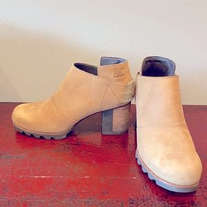 Sorel heeled booties